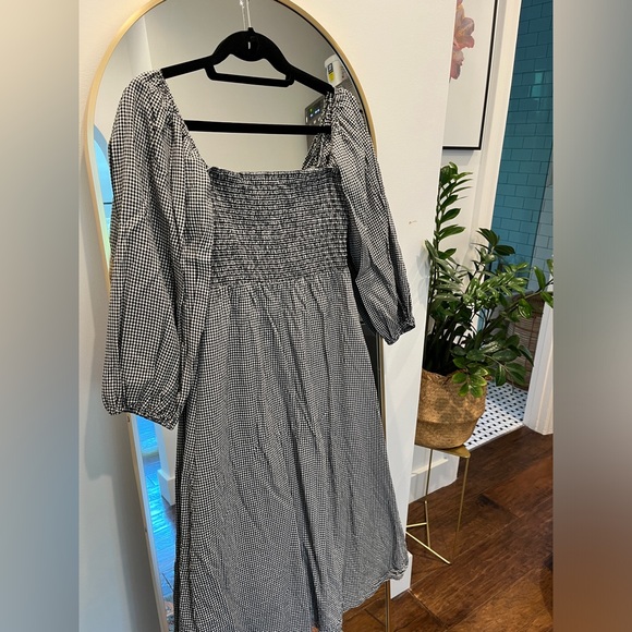 Whimsy & Row Sidney Dress in Black Gingham - Picture 2 of 3